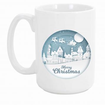 Mekanshi Premium  Merry Chrismas Printed Gift Mug for Y...