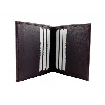 Mocha Brown 100 % Genuine Leather Card Holder by GetSet...