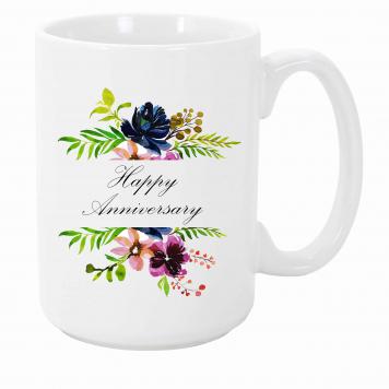 Mekanshi Premium Happy Anniversary Printed Gift Mug for...