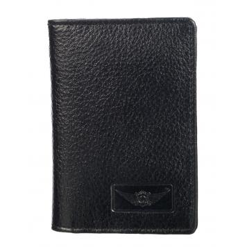 Men Black Genuine Leather Card Holder - By Maskino Leat...