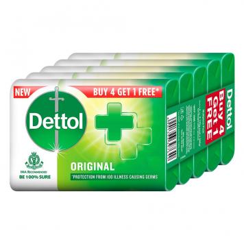 Dettol Original Germ Protection Bathing Soap bar, 125gm...
