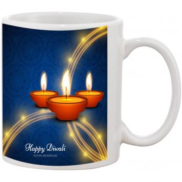 Mekanshi Premium Diwali Celebrations Printed Gift Mug f...