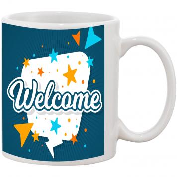 Mekanshi Premium Saying Welcome Printed Gift Mug for Yo...